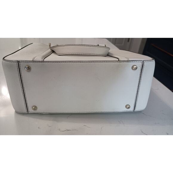 Kate Spade Regal Newbury lane Tote Leather White Top Handles Minimalist - Picture 12 of 12